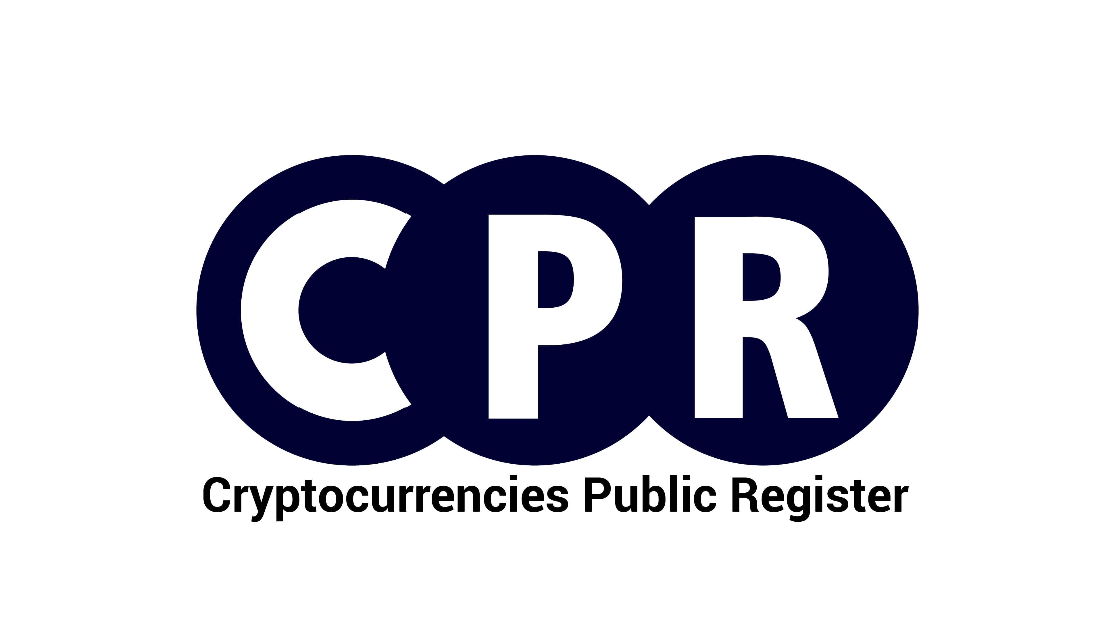 Registro Público para las criptomonedas (CPR)