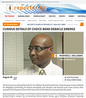 Curious details of Choice Bank debacle