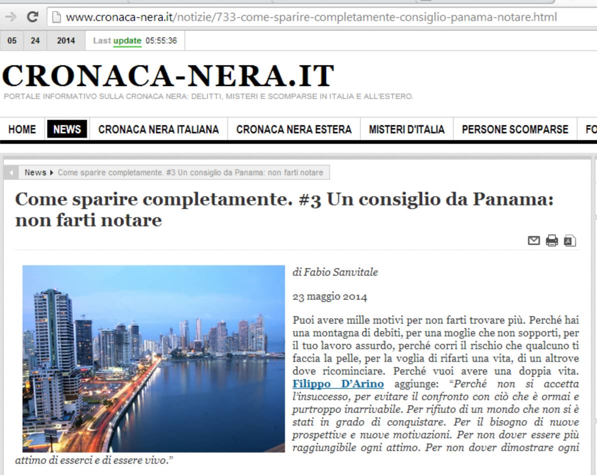 Cronaca-Nera.it intervista Caporaso