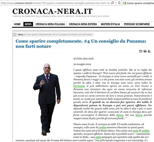 Cronaca-nera.it, sparire completamente