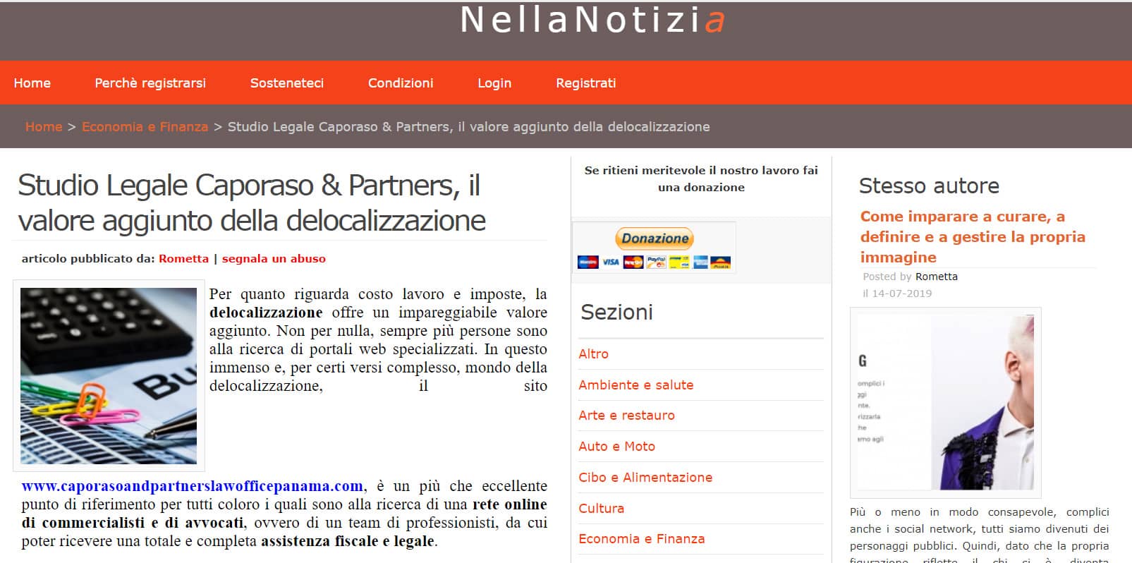 Studio Legale Caporaso & Partners, il valore aggiunto della delocalizzazione