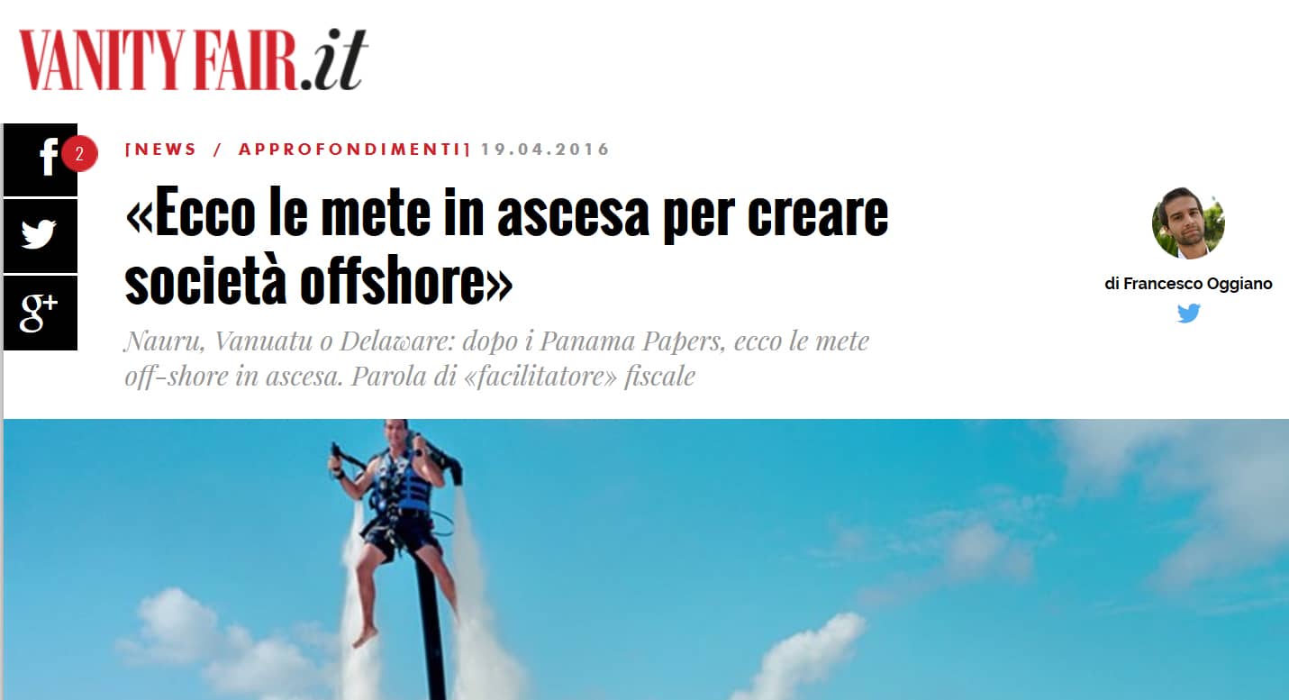 Ecco le mete in ascesa per creare società offshore