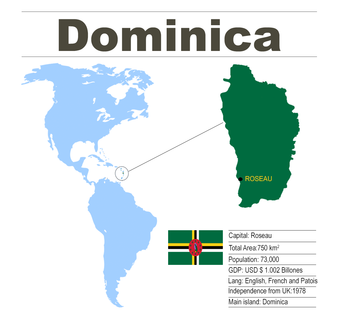 Dominica map