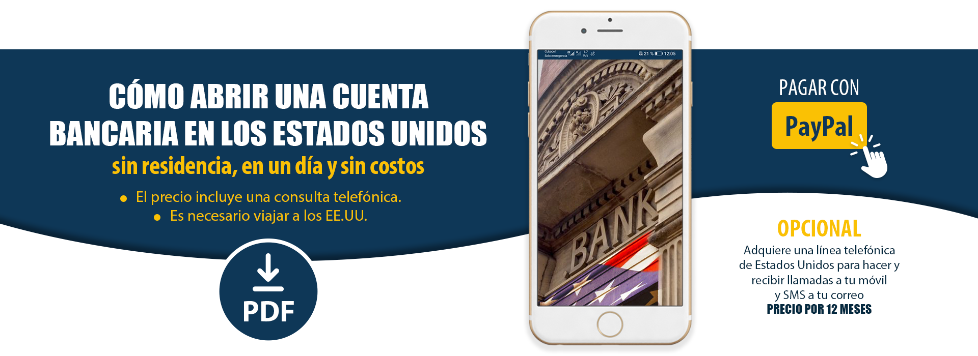 abrir cuenta bancaria en los Estados Unidos